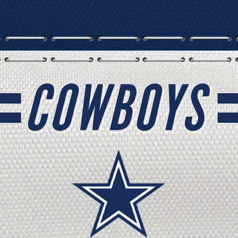 NFL Dallas Cowboys White Striped Moto E5 Play Skin
